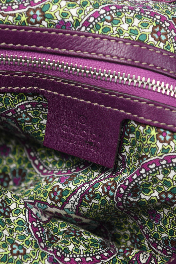 RARE Gucci Purple Suede Indy Tassel Shoulder Bag