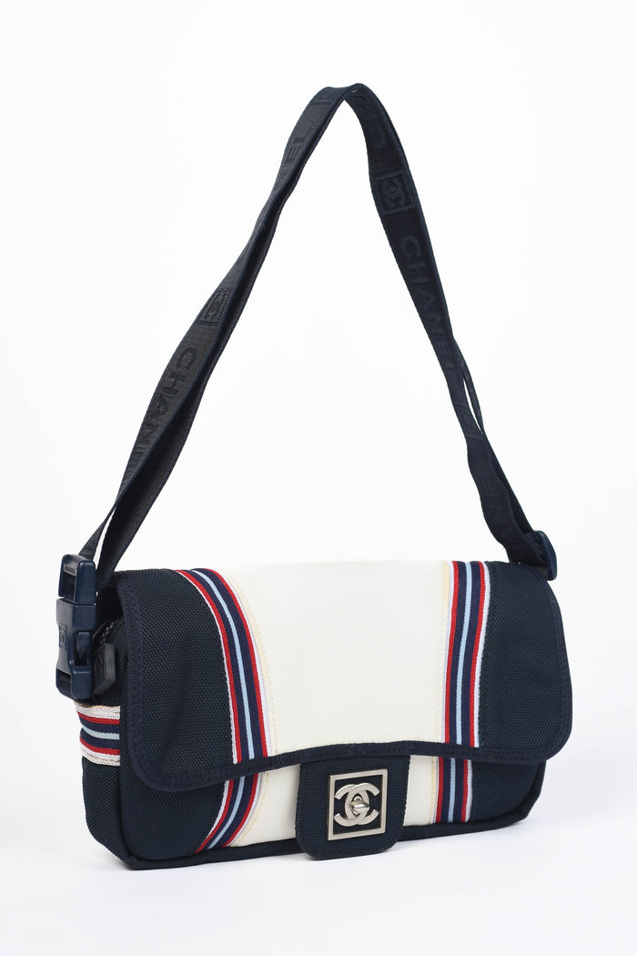 Vintage Chanel Sports Line Messenger Bag