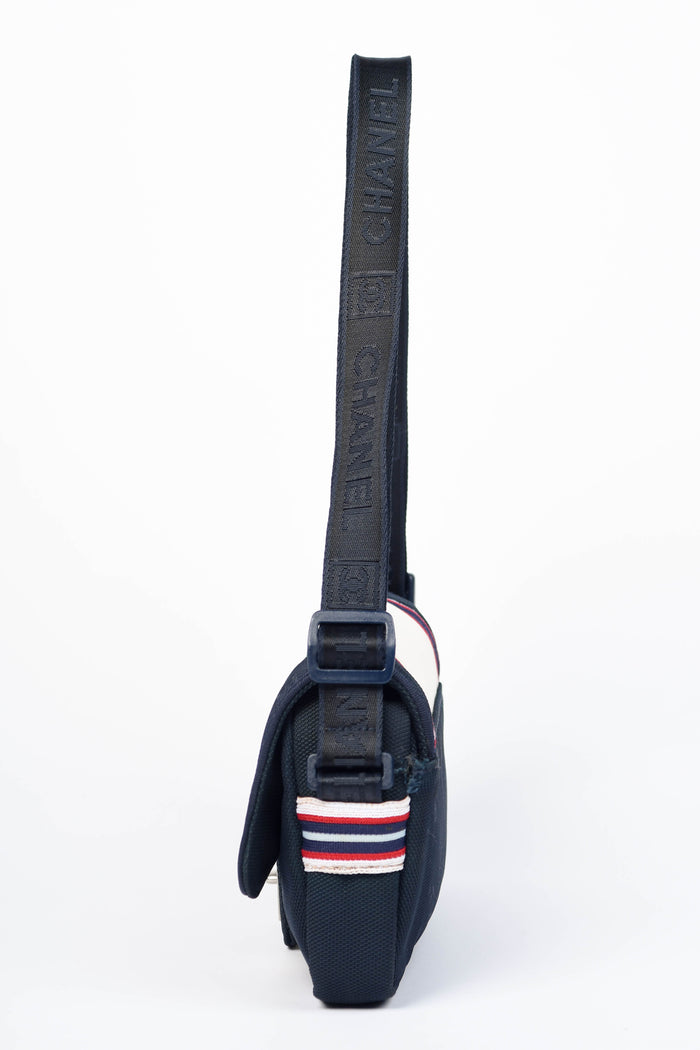 Vintage Chanel Sports Line Messenger Bag