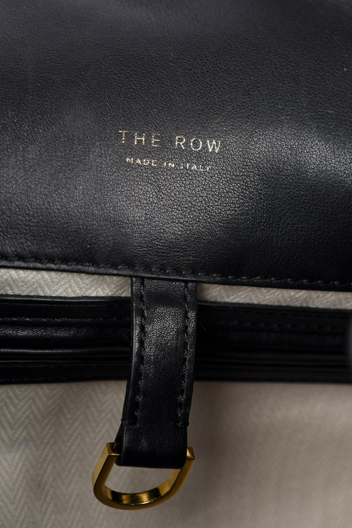 RARE The Row Black Leather Margaux 17 Tote Bag