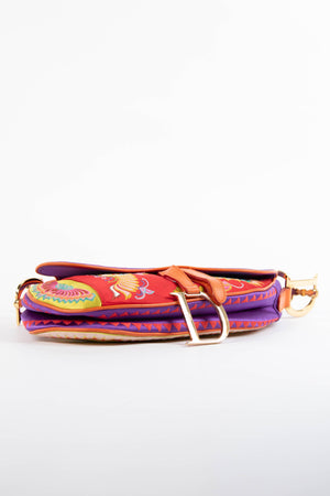 SUPER RARE 2007 Christian Dior Shanghai Embroidered Saddle Bag