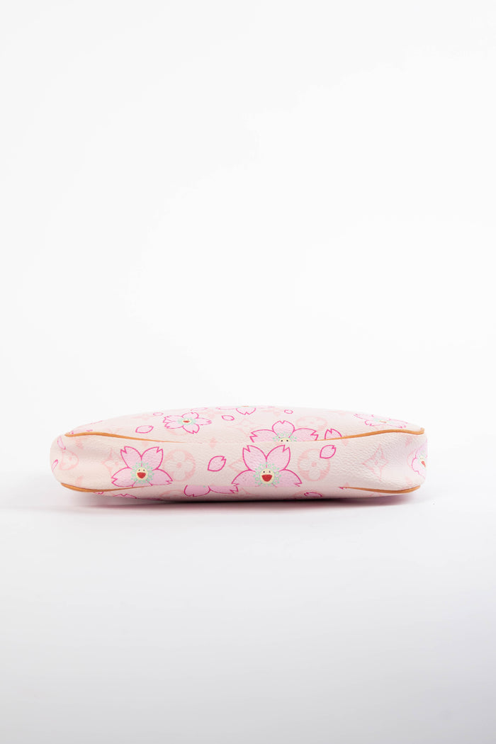 RARE Louis Vuitton x Takashi Murakami Pink Cherry Blossom Pochette Accessoires