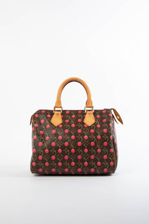 RARE Louis Vuitton x Takashi Murakami Cherry Speedy 25cm