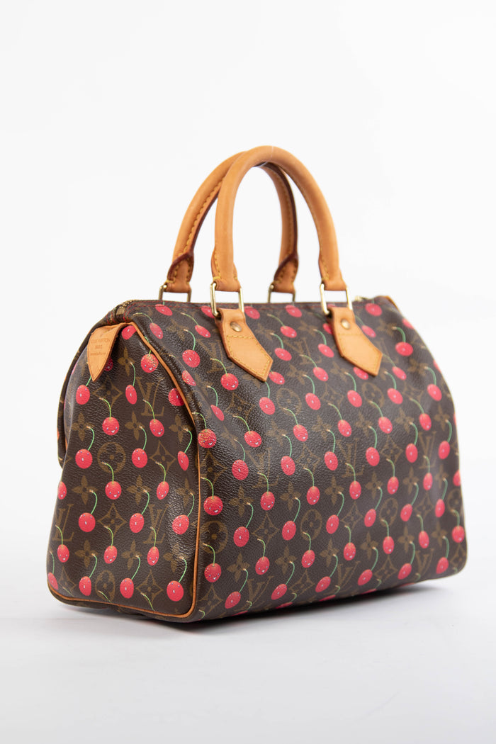 RARE Louis Vuitton x Takashi Murakami Cherry Speedy 25cm