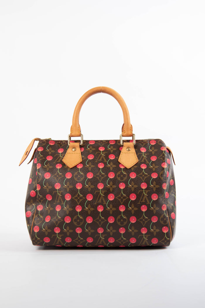 RARE Louis Vuitton x Takashi Murakami Cherry Speedy 25cm