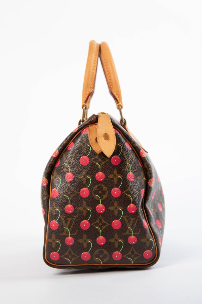 RARE Louis Vuitton x Takashi Murakami Cherry Speedy 25cm