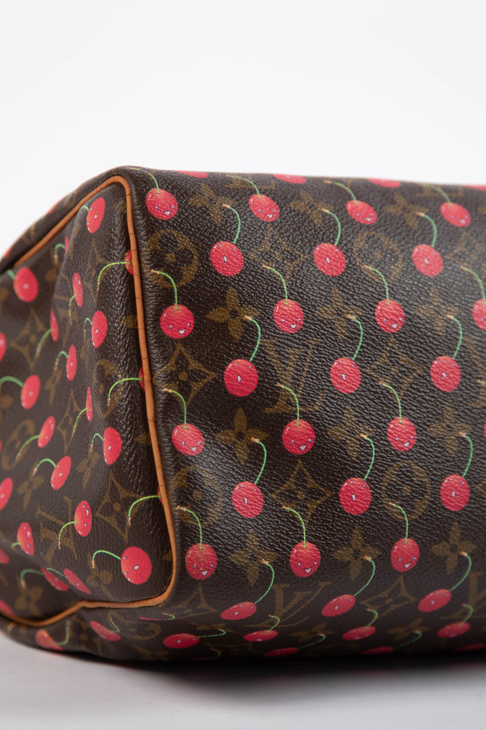 RARE Louis Vuitton x Takashi Murakami Cherry Speedy 25cm