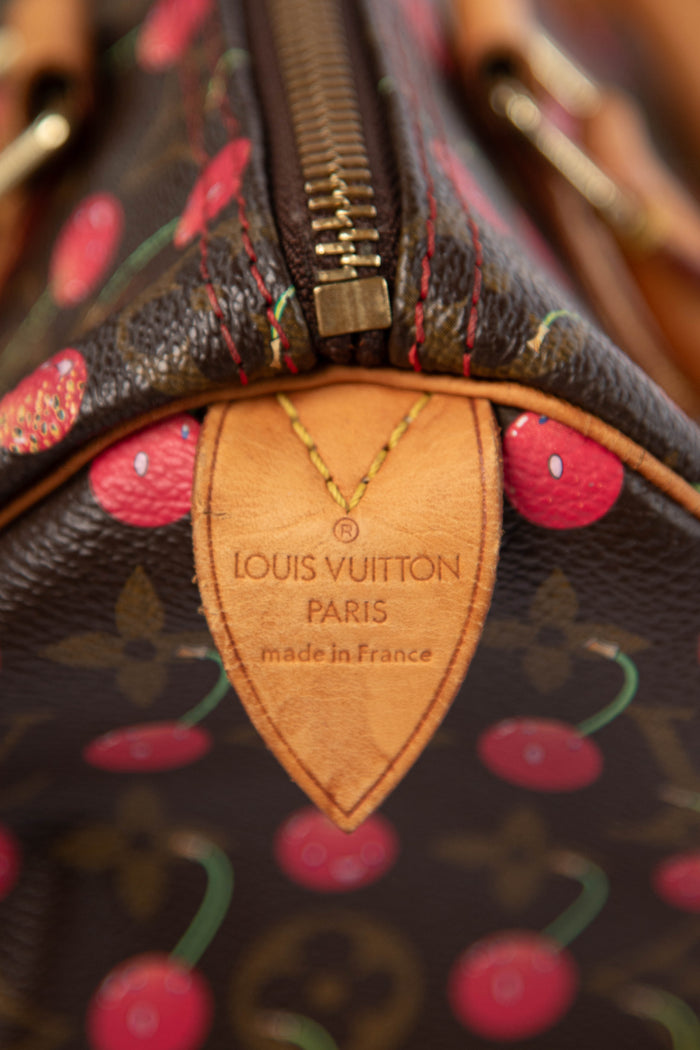 RARE Louis Vuitton x Takashi Murakami Cherry Speedy 25cm