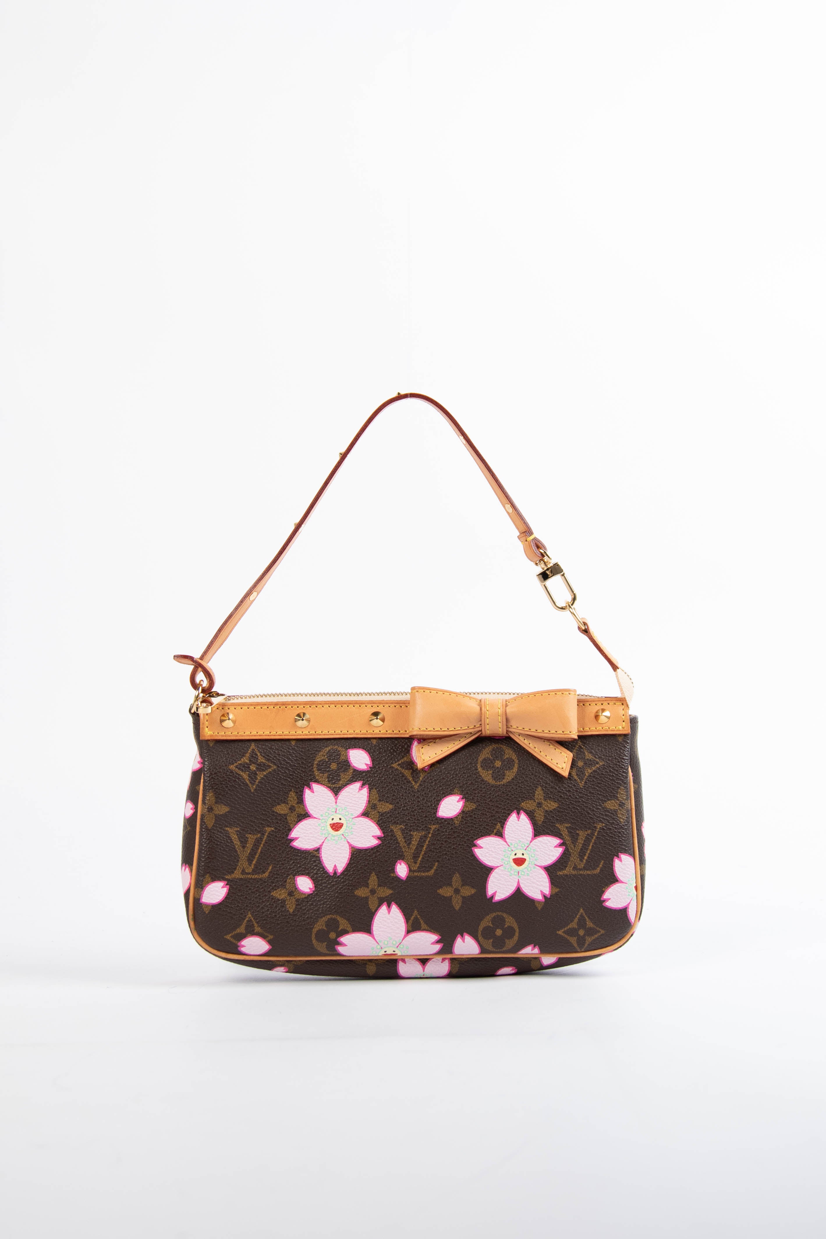 RARE Louis Vuitton x Takashi Murakami Cherry Blossom Pochette Accessoi –  Break Archive