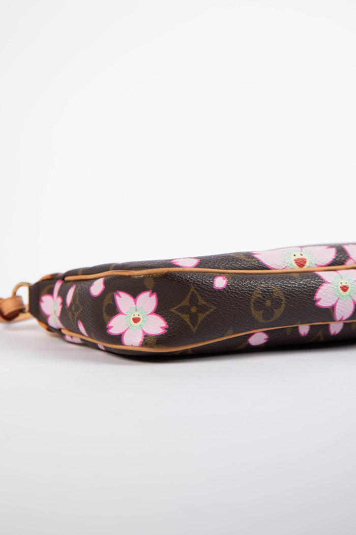 RARE Louis Vuitton x Takashi Murakami Cherry Blossom Pochette Accessoires