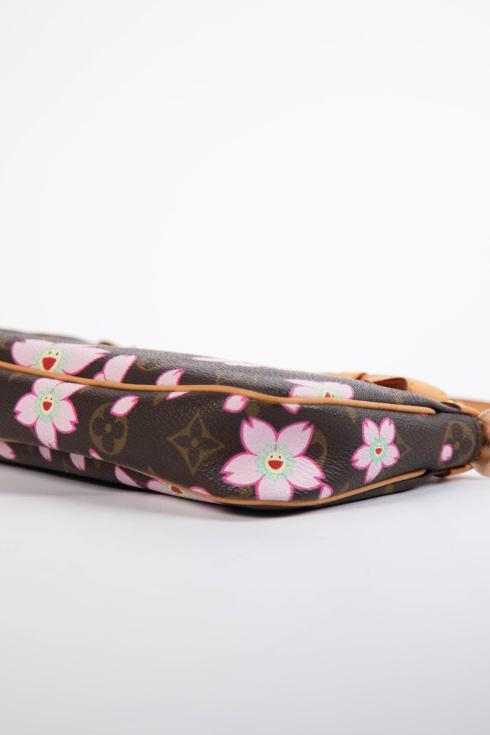 RARE Louis Vuitton x Takashi Murakami Cherry Blossom Pochette Accessoires