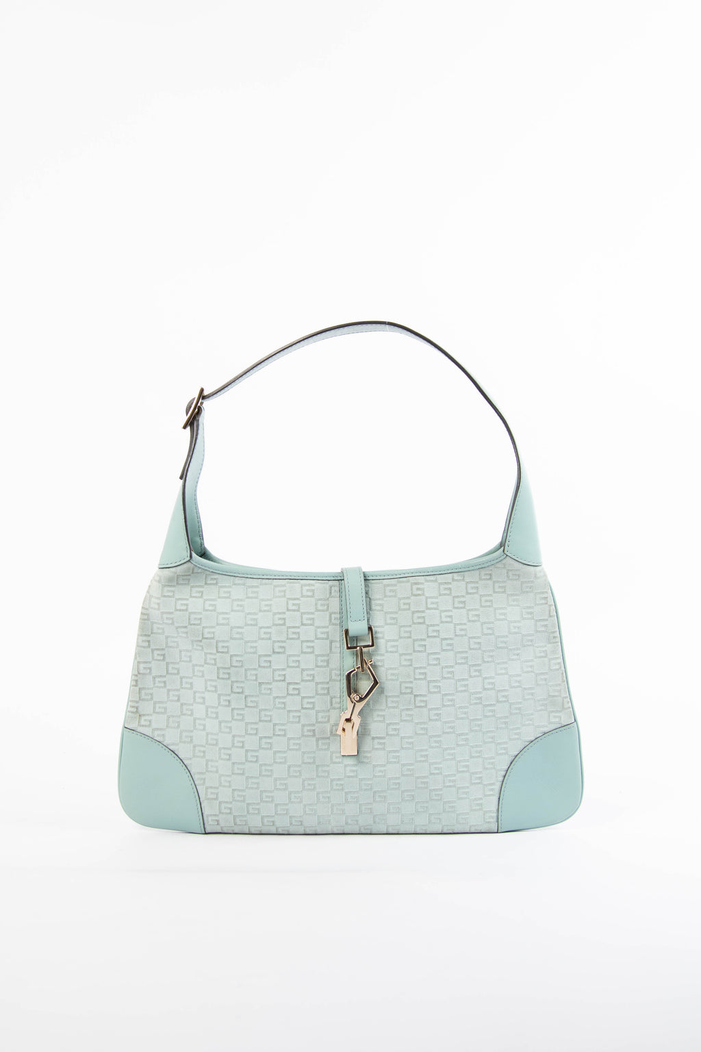 Vintage Gucci Blue Suede Jackie Bag