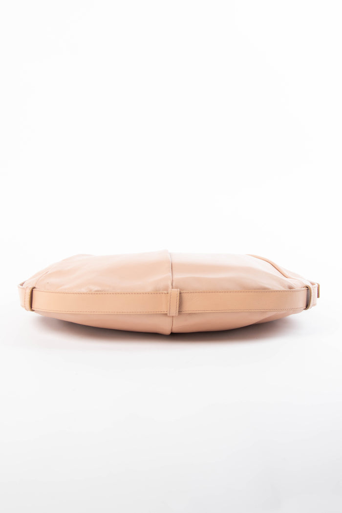 Yves Saint Laurent Nude Leather Mombasa Shoulder Bag
