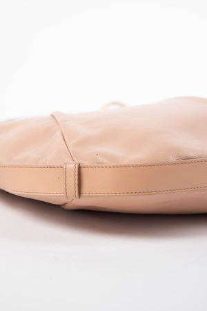 Yves Saint Laurent Nude Leather Mombasa Shoulder Bag