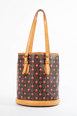 SUPER RARE Louis Vuitton x Takashi Murakami Cherry Bucket Bag