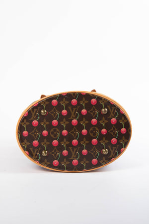 SUPER RARE Louis Vuitton x Takashi Murakami Cherry Bucket Bag