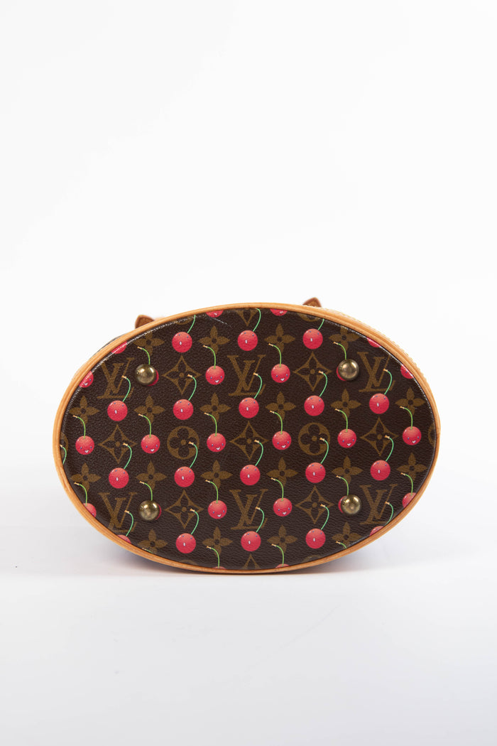 SUPER RARE Louis Vuitton x Takashi Murakami Cherry Bucket Bag