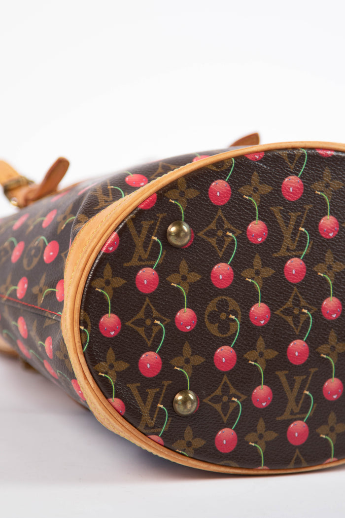 SUPER RARE Louis Vuitton x Takashi Murakami Cherry Bucket Bag