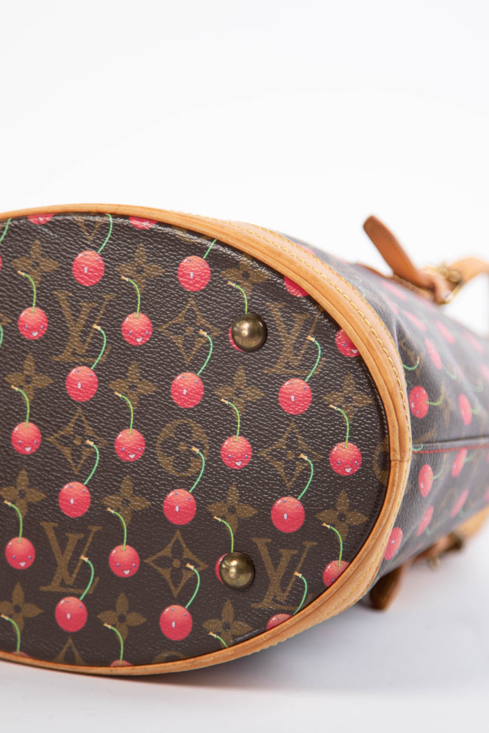 SUPER RARE Louis Vuitton x Takashi Murakami Cherry Bucket Bag