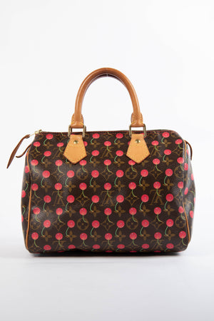 RARE Louis Vuitton x Takashi Murakami Cherry Speedy 25cm