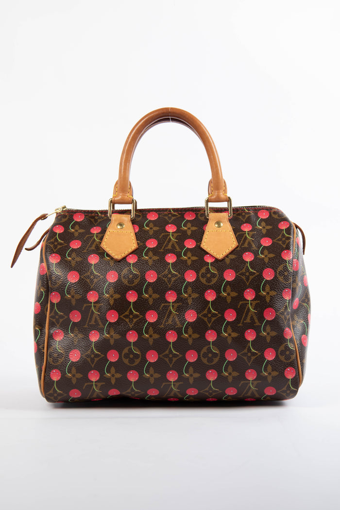 RARE Louis Vuitton x Takashi Murakami Cherry Speedy 25cm