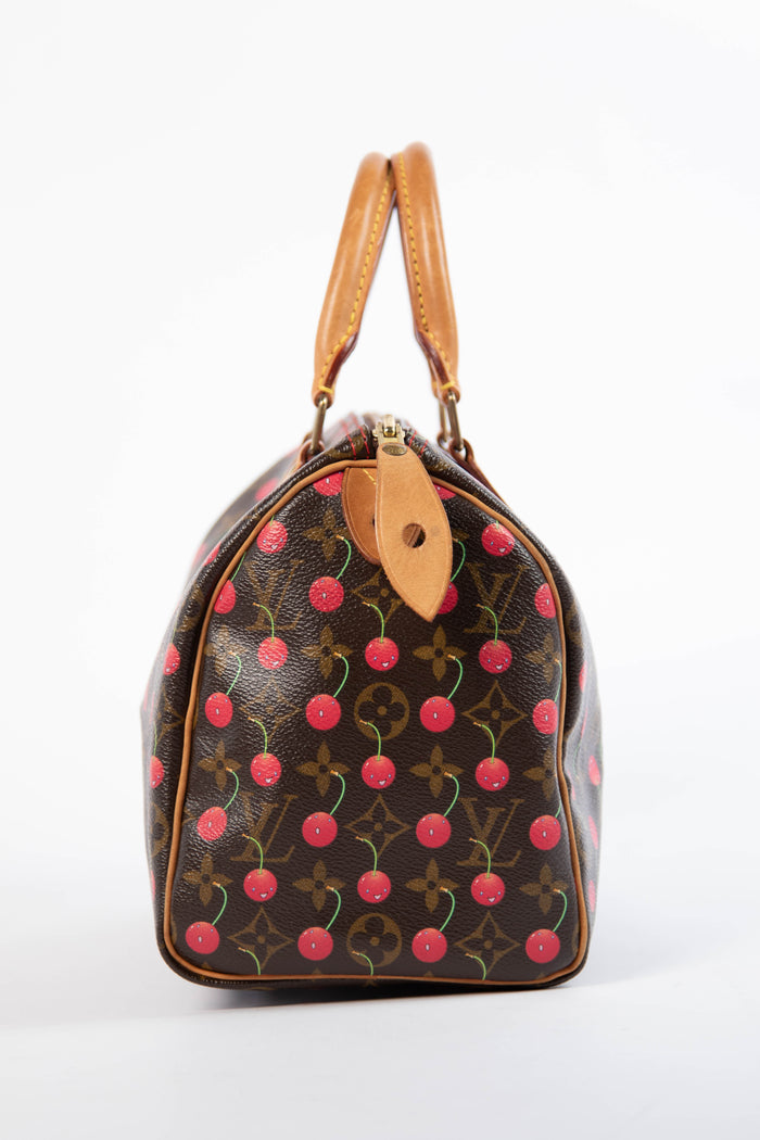 RARE Louis Vuitton x Takashi Murakami Cherry Speedy 25cm