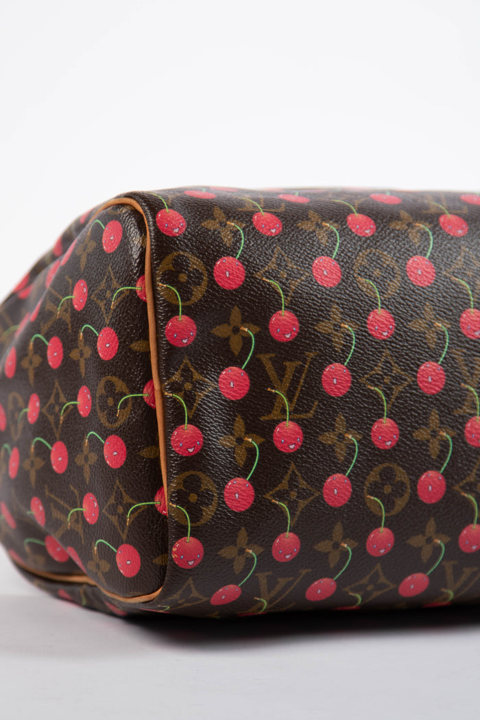 RARE Louis Vuitton x Takashi Murakami Cherry Speedy 25cm