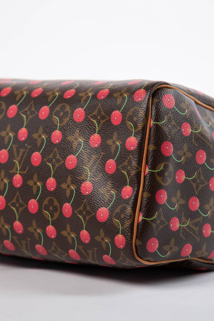 RARE Louis Vuitton x Takashi Murakami Cherry Speedy 25cm