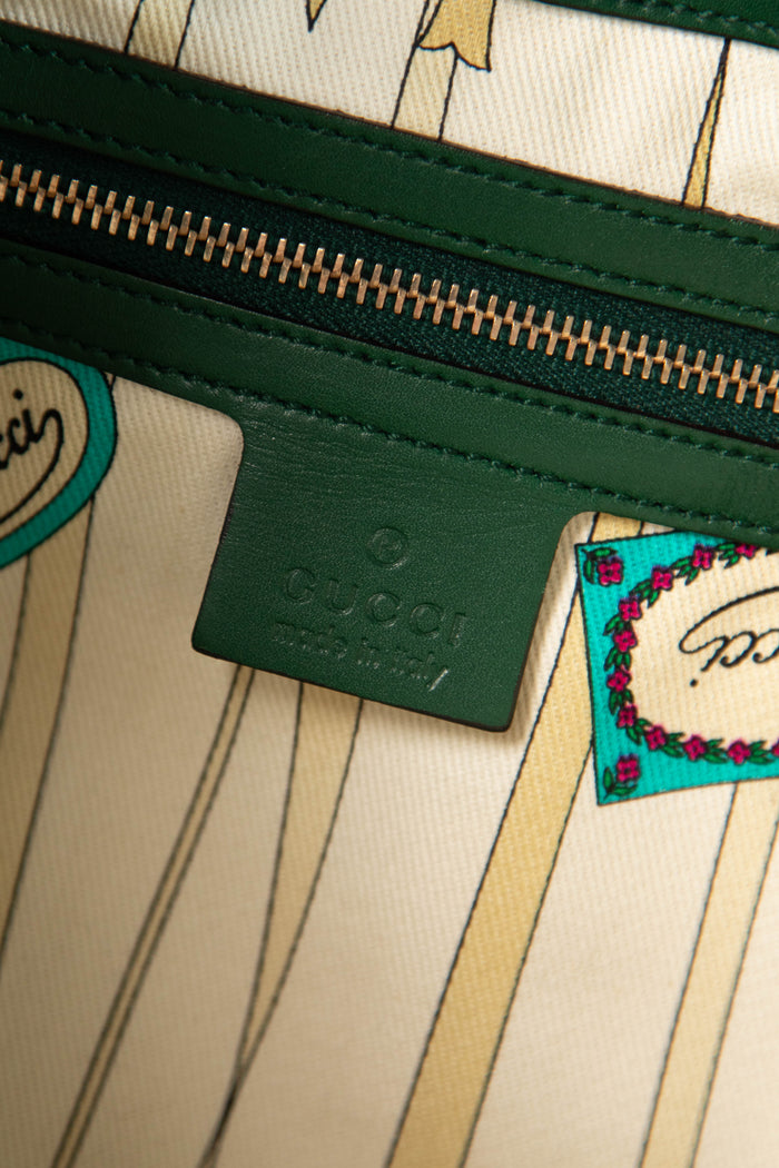 2000s Gucci Green Suede Jackie Bag