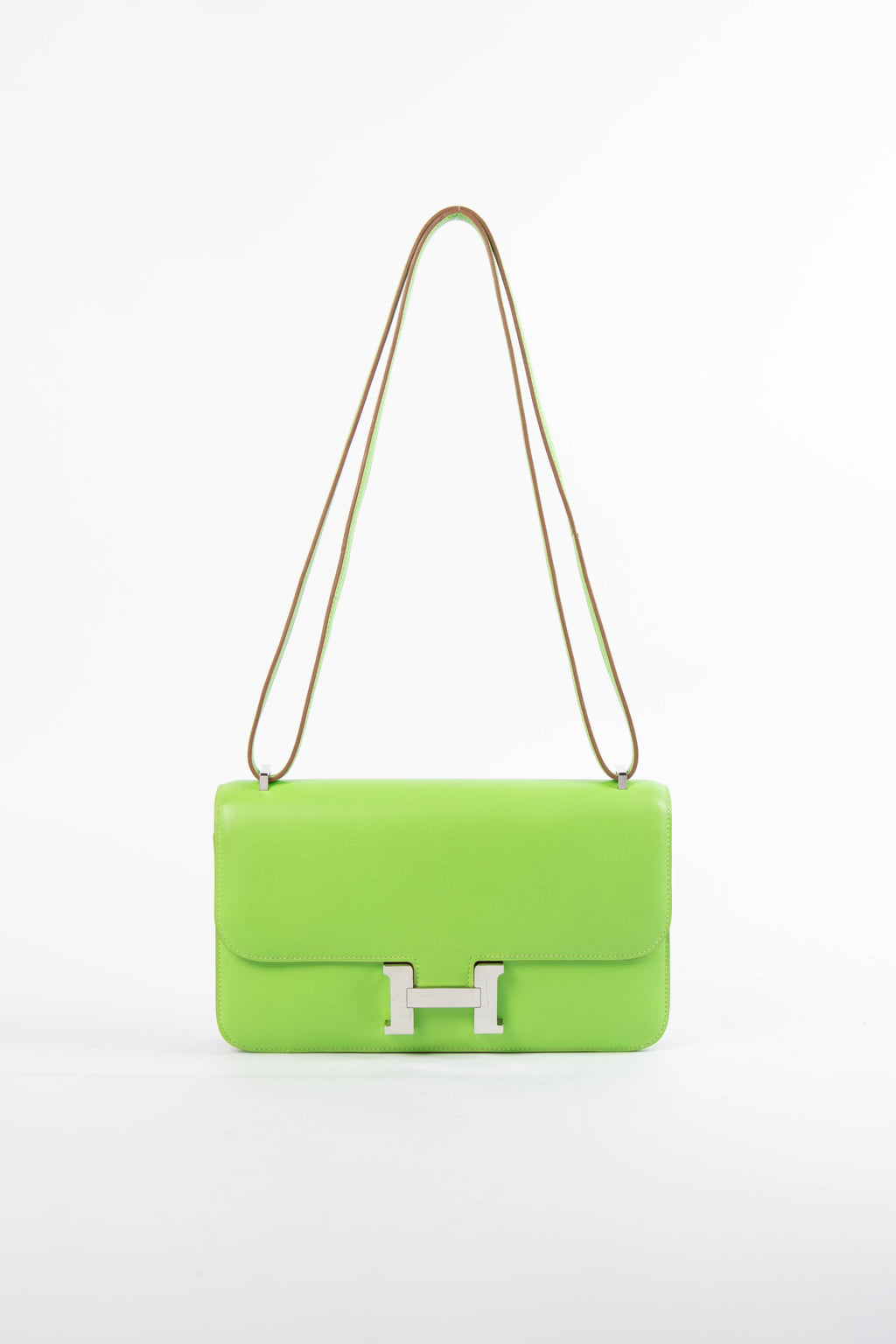 2012 Hermès Vert Cru Elan Constance Shoulder Bag