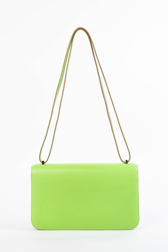 2012 Hermès Vert Cru Elan Constance Shoulder Bag