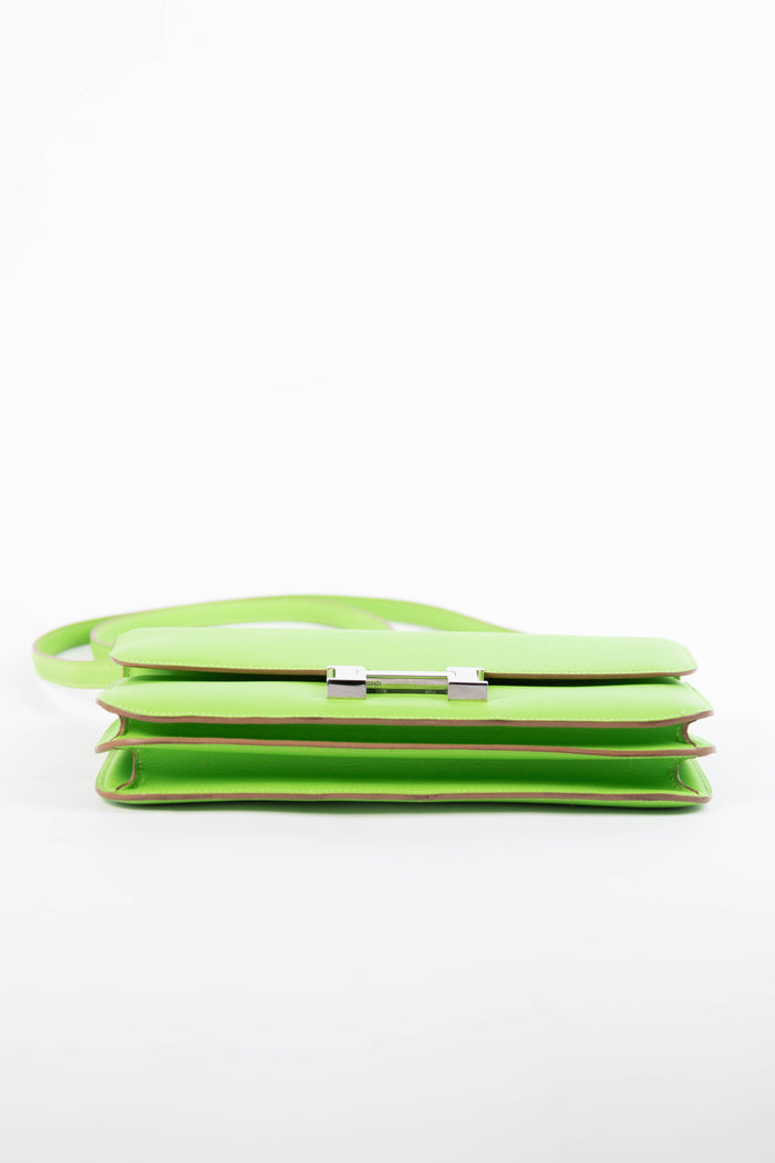 2012 Hermès Vert Cru Elan Constance Shoulder Bag