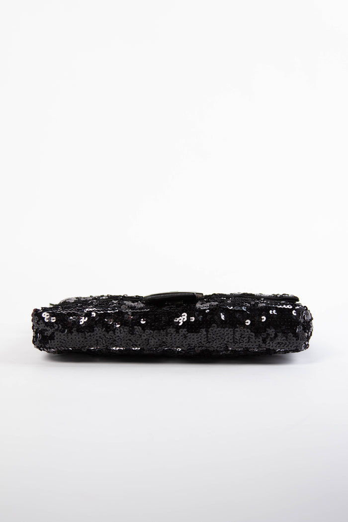 RARE Fendi Sequin Zucca Baguette Shoulder Bag