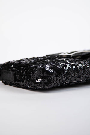 RARE Fendi Sequin Zucca Baguette Shoulder Bag