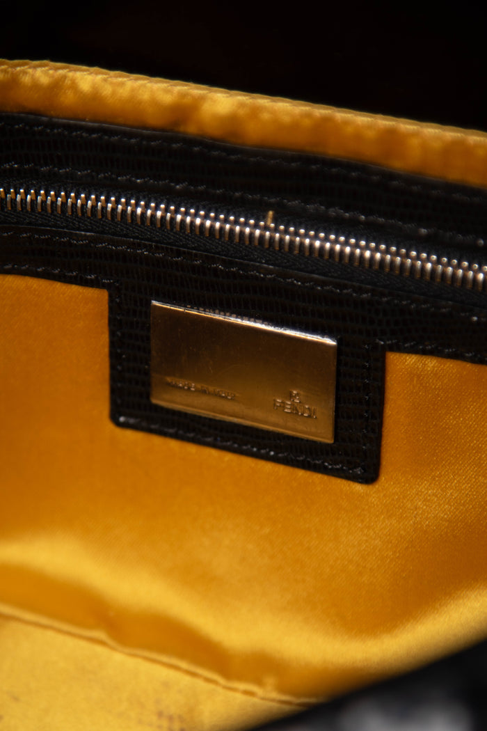 RARE Fendi Sequin Zucca Baguette Shoulder Bag
