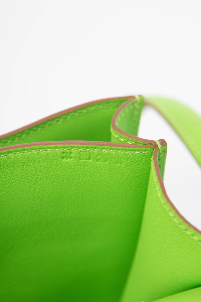 2012 Hermès Vert Cru Elan Constance Shoulder Bag