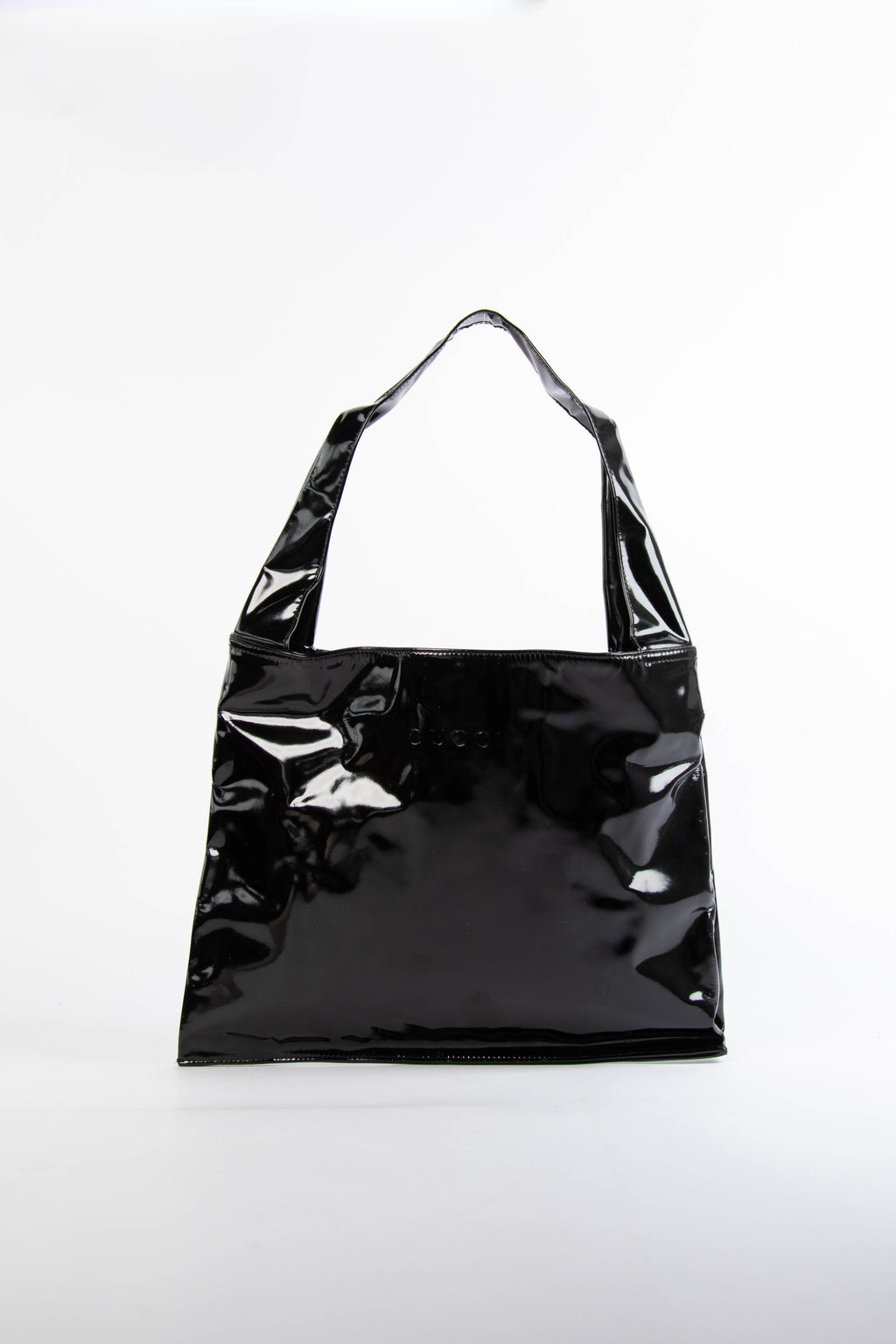 Gucci Black Patent Leather Shoulder Bag