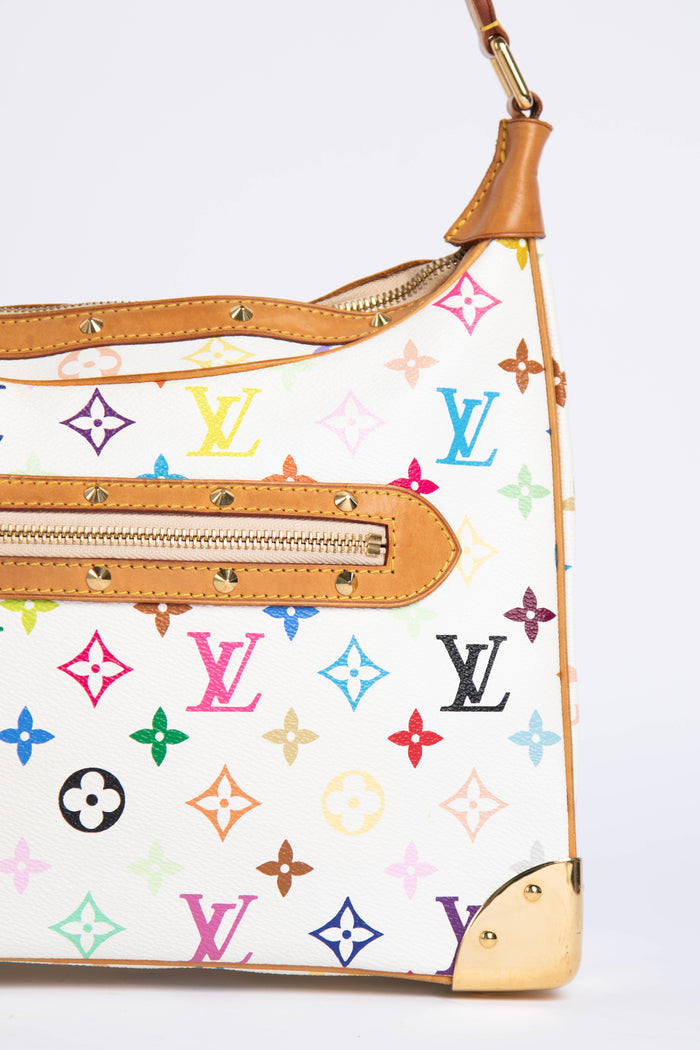 Vintage Louis Vuitton x Takashi Murakami Boulogne Shoulder Bag