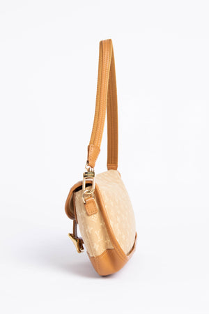 2000s Louis Vuitton Marjorie Beige Shoulder Bag