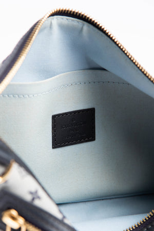 Vintage Louis Vuitton Navy Mini Monogram Shoulder Bag
