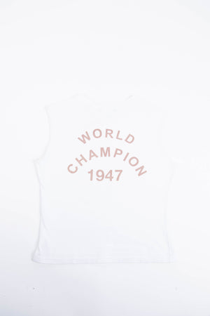 RARE 2000s Christian Dior "J'adore Dior" White Vest Top (UK 12)