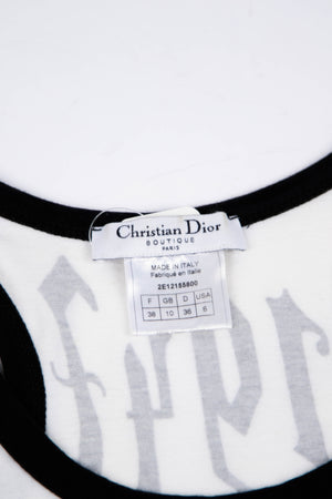 2002 Christian Dior John Galliano Gothic Vest Top (UK 10)