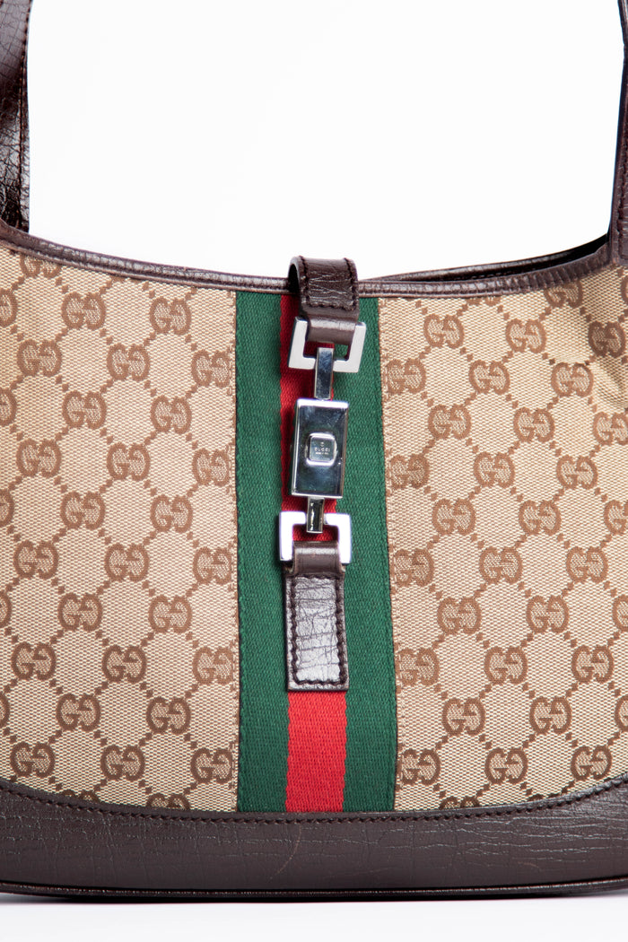 Vintage Gucci Classic GG Monogram Jackie Bag