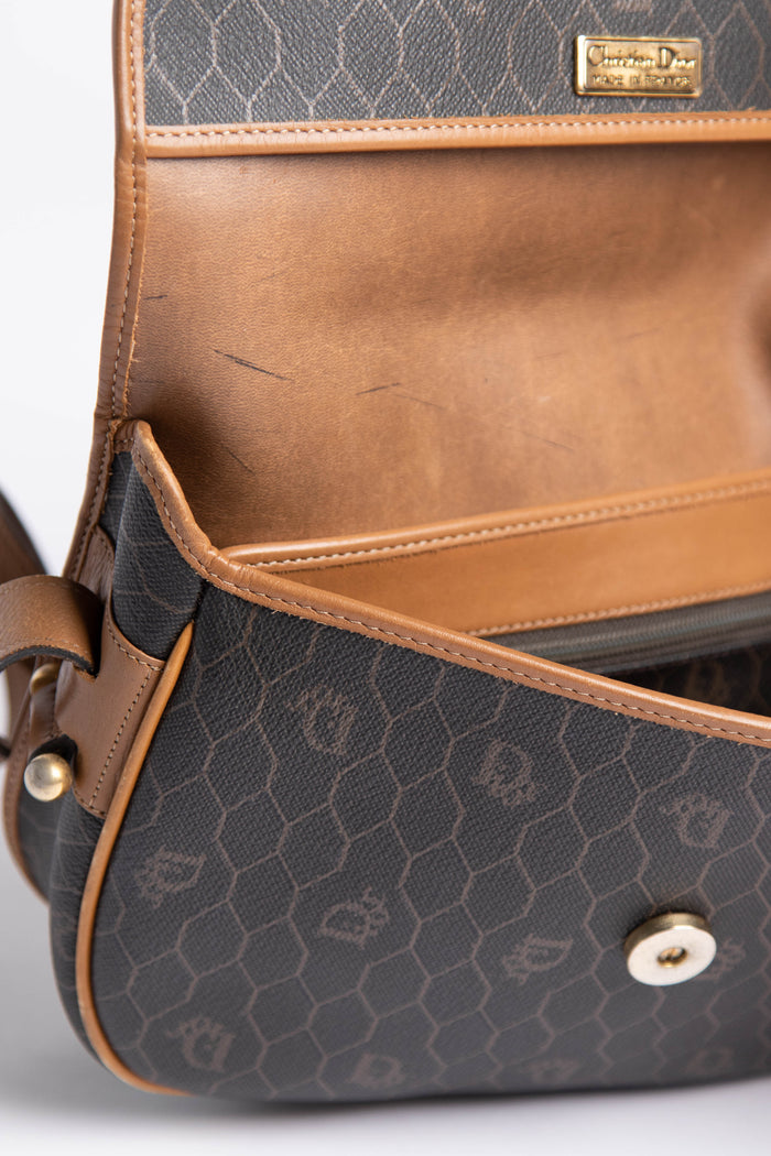Vintage Christian Dior Canvas Crossbody Bag