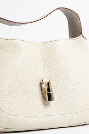 Vintage Gucci Cream Grained Leather Jackie Bag