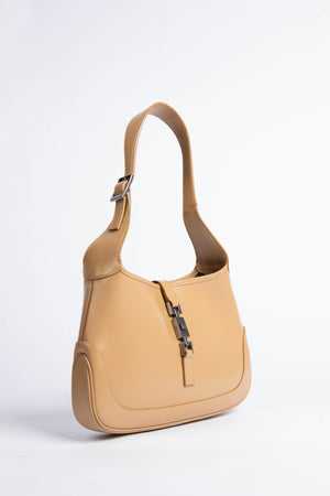 Vintage Gucci Beige Calf Leather Small Jackie Bag