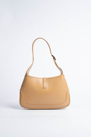 Vintage Gucci Beige Calf Leather Small Jackie Bag