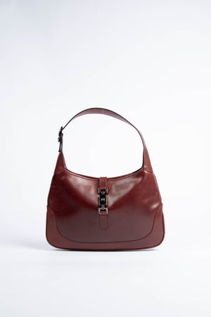 Vintage Gucci Bordeaux Calf Leather Jackie Bag