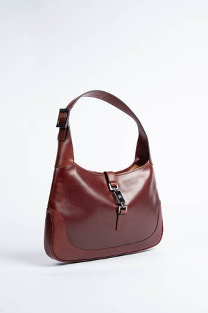 Vintage Gucci Bordeaux Calf Leather Jackie Bag