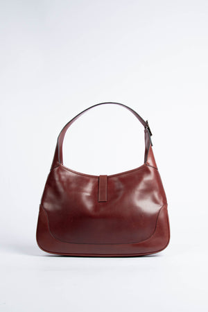 Vintage Gucci Bordeaux Calf Leather Jackie Bag